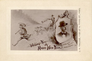 Calling Cards For Greeting New Year in the Victorian Era (12)